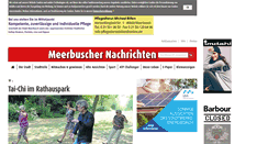 Desktop Screenshot of meerbuscher-nachrichten.de