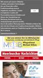 Mobile Screenshot of meerbuscher-nachrichten.de